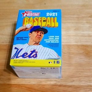2021 Topps Heritage blaster box- 72 cards